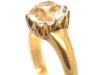 Victorian 18ct Gold & Rock Crystal Ring