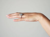 18ct White Gold & Diamond Turban Ring