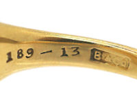 Edwardian 18ct Gold Signet Ring with Griffin Intaglio