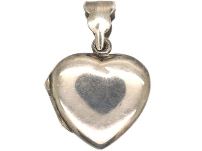Silver Heart Shaped Locket