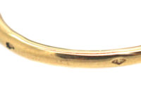 Art Deco 18ct Gold, Platinum, Emerald & Diamond Target Ring
