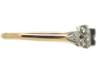Art Deco 18ct Gold & Platinum Diamond Ring