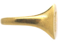 Edwardian 18ct Gold Signet Ring with Griffin Intaglio