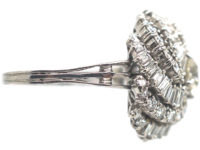 18ct White Gold & Diamond Turban Ring