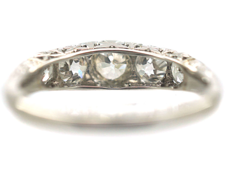 Edwardian Platinum & Diamond Five Stone Ring