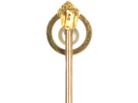 Edwardian 15ct Gold Pearl Tie Pin