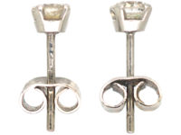 18ct White Gold & Diamond Stud Earrings