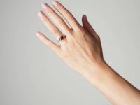 18ct Gold, Garnet and Diamond Ring