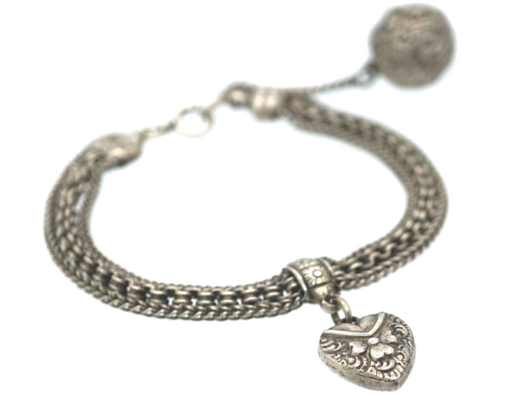 Victorian Silver Albertina Bracelet