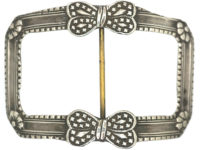 Large Silver Georgian Buckle