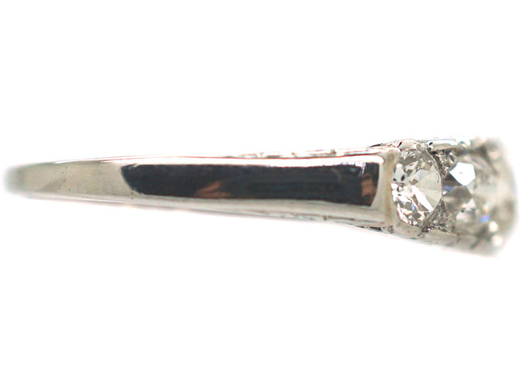 Edwardian Platinum & Diamond Five Stone Ring