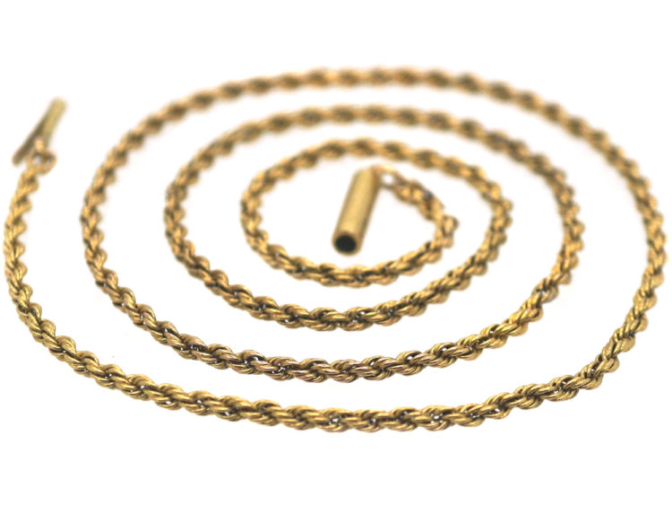 Edwardian 15ct Gold Prince of Wales Twist Chain