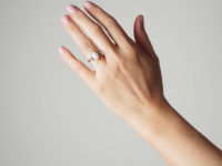 Art Deco 18ct Gold & Platinum, Opal & Diamond Ring