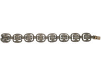 Art Deco Silver & Marcasite Bracelet