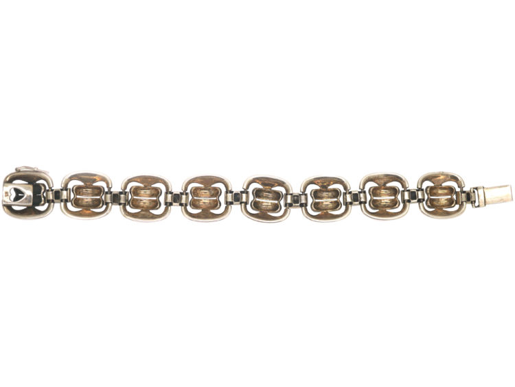 Art Deco Silver & Marcasite Bracelet