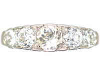Edwardian Platinum & Diamond Five Stone Ring