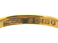 Art Deco 22ct Gold Wedding Ring