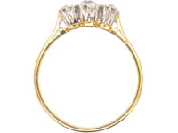 18ct Gold & Platinum, Three Stone Diamond Ring