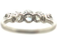18ct White Gold & Diamond Five Stone Ring