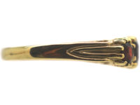 9ct Gold Five Stone Garnet Ring