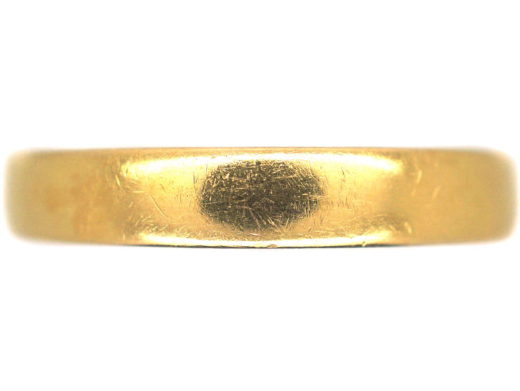 Victorian 22ct Gold Wedding Ring made in 1889