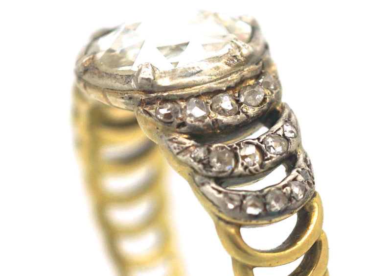 Georgian Rose Cut Diamond Ring