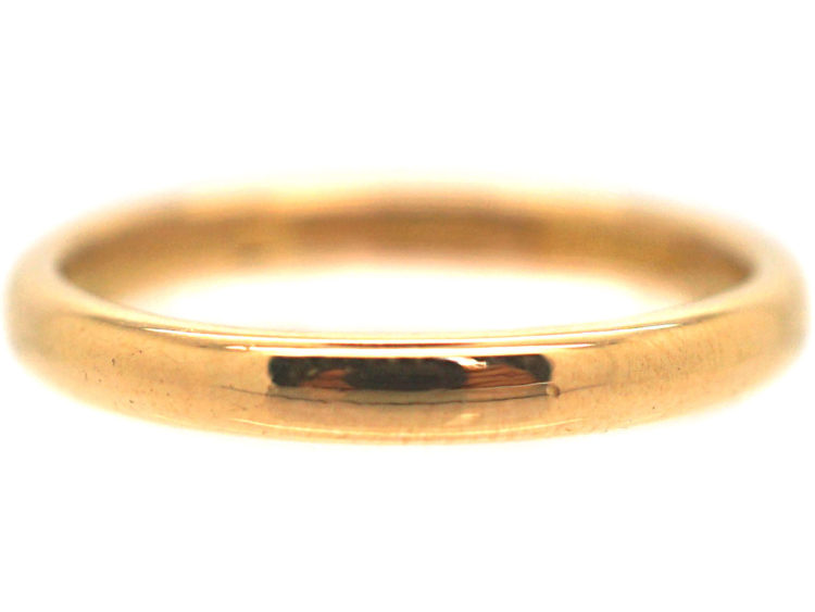 Art Deco 22ct Gold Wedding Ring