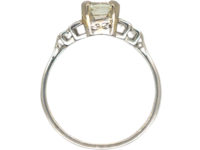 Art Deco Platinum Five Stone Diamond Ring