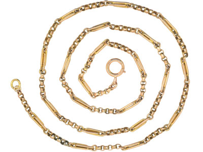 Edwardian 9ct Gold Medium Length Chain
