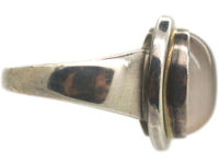 Silver & Agate Ring by Georg Jensen