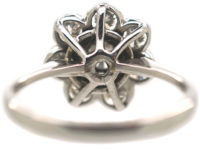 18ct White Gold Diamond Daisy Cluster Ring
