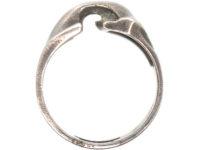 Silver Modernist Ring by Lapponia