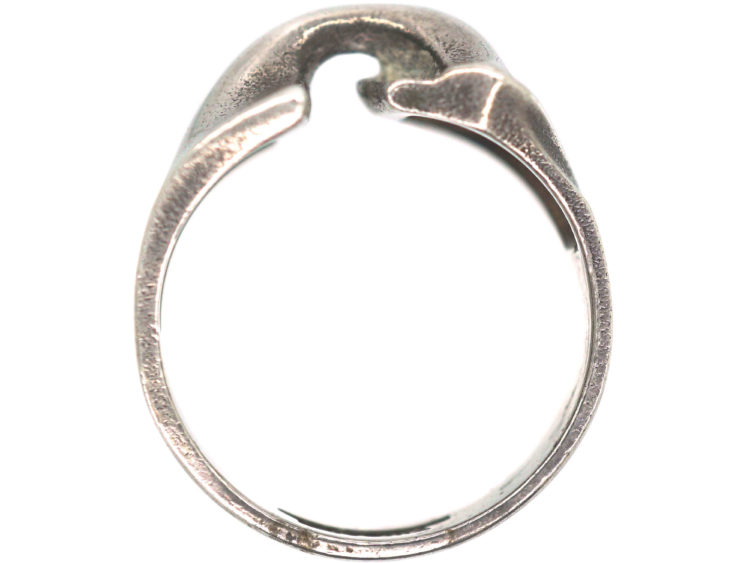 Silver Modernist Ring by Lapponia