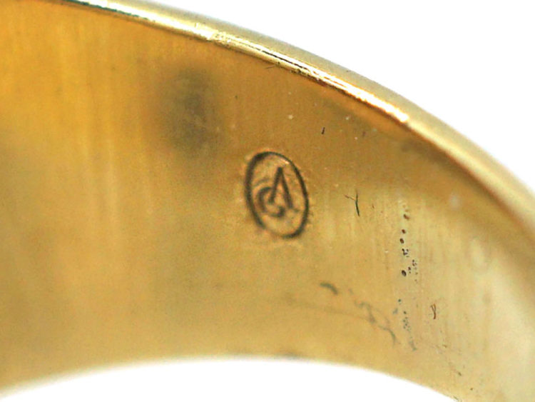 18ct Gold Linear Ring by Asprey