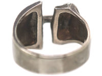 Silver Modernist Ring by Lapponia