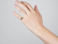 Georgian 15ct Gold Acrostic Ring that Spells Regard