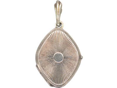 Silver Diamond Shaped Locket