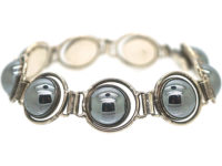 Silver & Haematite Bracelet