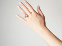 Silver & Agate Ring by Georg Jensen