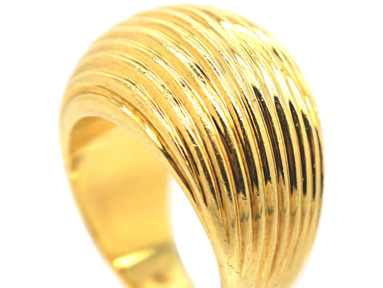 18ct Gold Linear Ring by Asprey