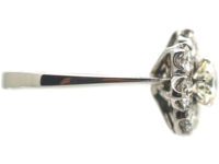 18ct White Gold Diamond Daisy Cluster Ring