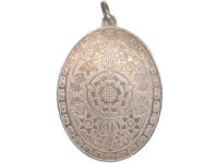 Silver Tudor Rose Pendant