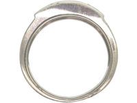 Silver & Light Blue Aquamarine Ring