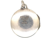 Small Silver Round Locket