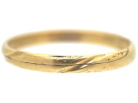 19th Century French 18ct Gold Gimmel Ring
