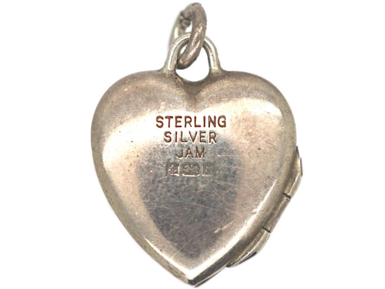 Silver Heart Shaped Locket