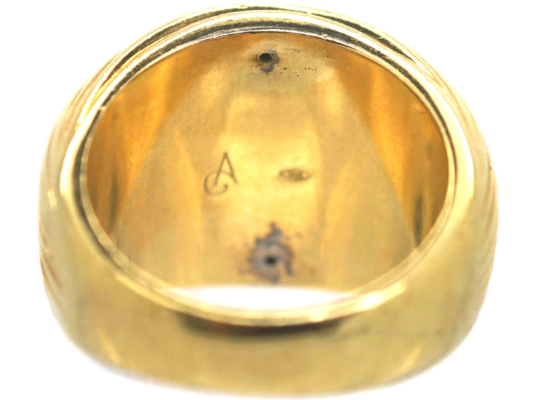 18ct Gold Linear Ring by Asprey