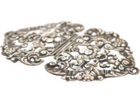 19th Century Dutch Silver Buckle with Angels