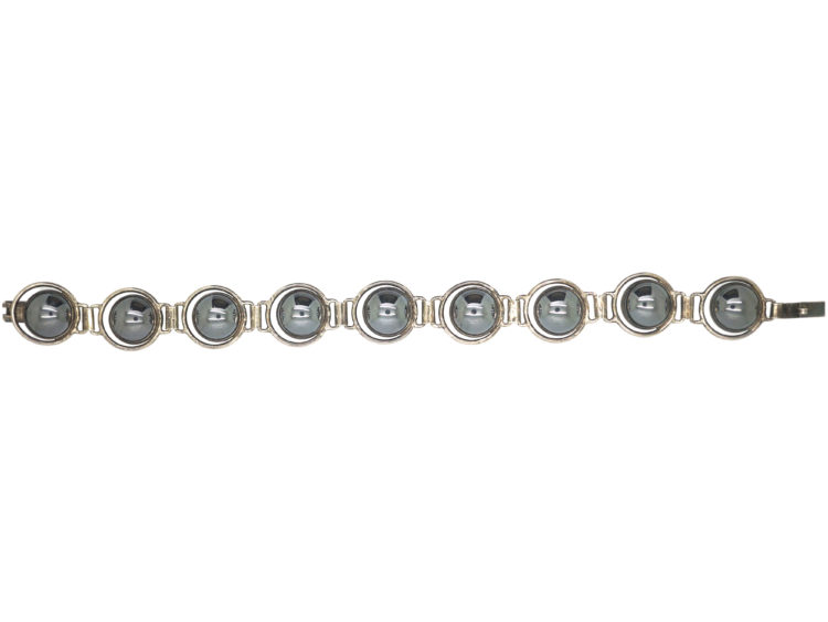 Silver & Haematite Bracelet