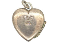Small Silver Heart Shaped Locket
